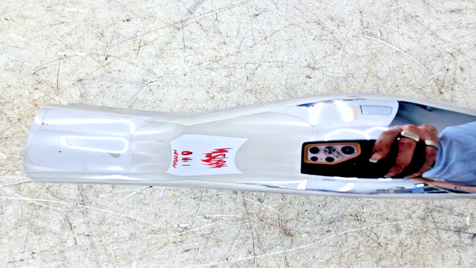 1998 HARLEY FLH ELECTRA GLIDE Chrome Rear Frame Strut Arm Cover Guard