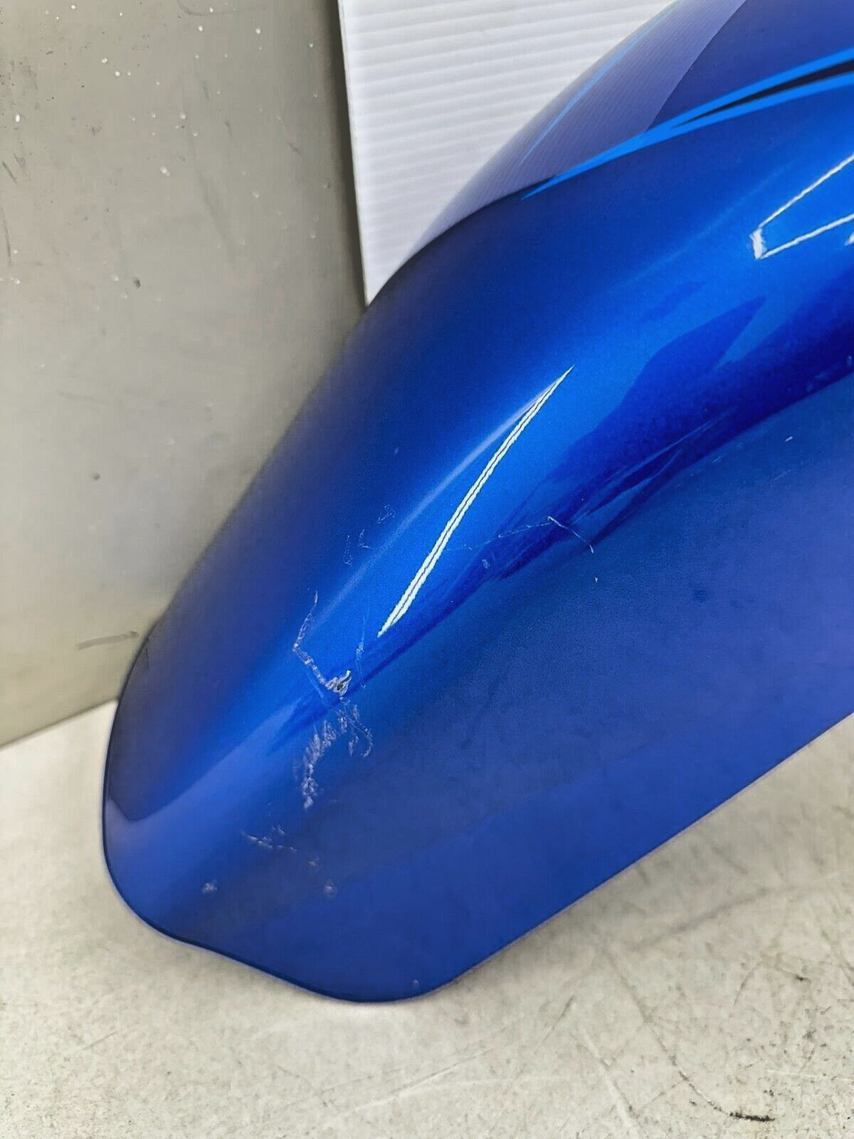 2007 Harley Electra Glide CVO OEM HD Front Fender Lightning Blue Midnight Pearl