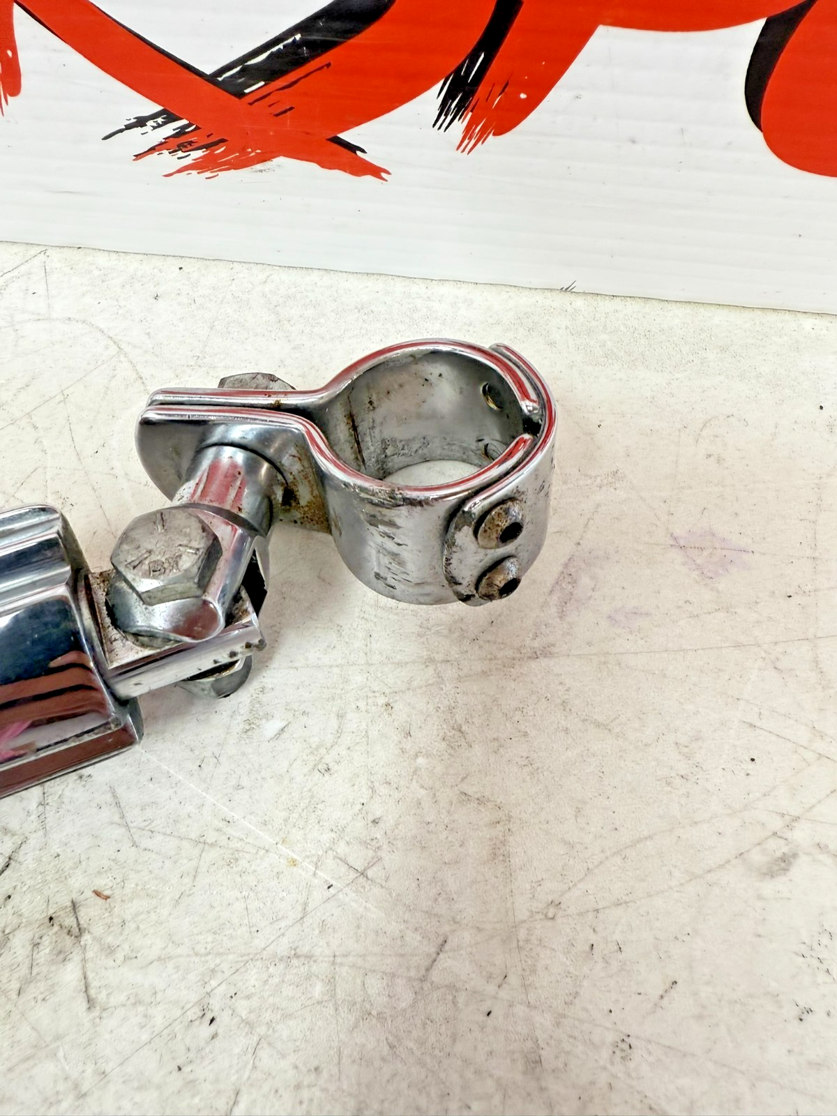 2003 HARLEY ELECTRA GLIDE Chrome Highway Footpeg Rest Pads & MTG Hardware