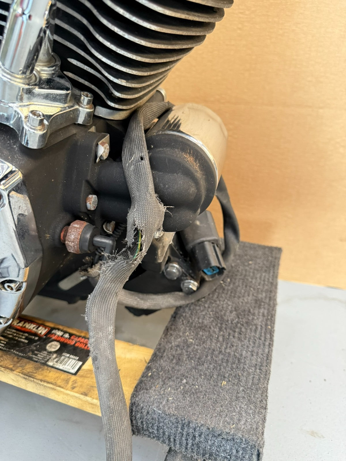 2003 HARLEY DYNA WIDE GLIDE Engine Motor Twin Cam 88 1450 Runs see video
