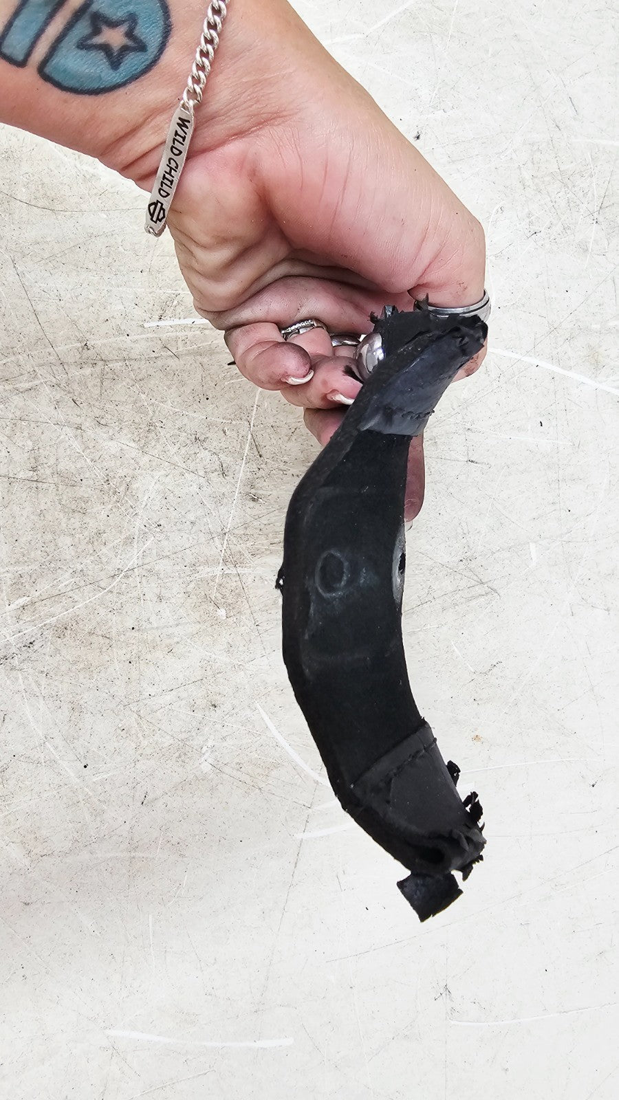 2002 HARLEY SOFTAIL Gas Fuel Tank Dash Leather Bib Cover