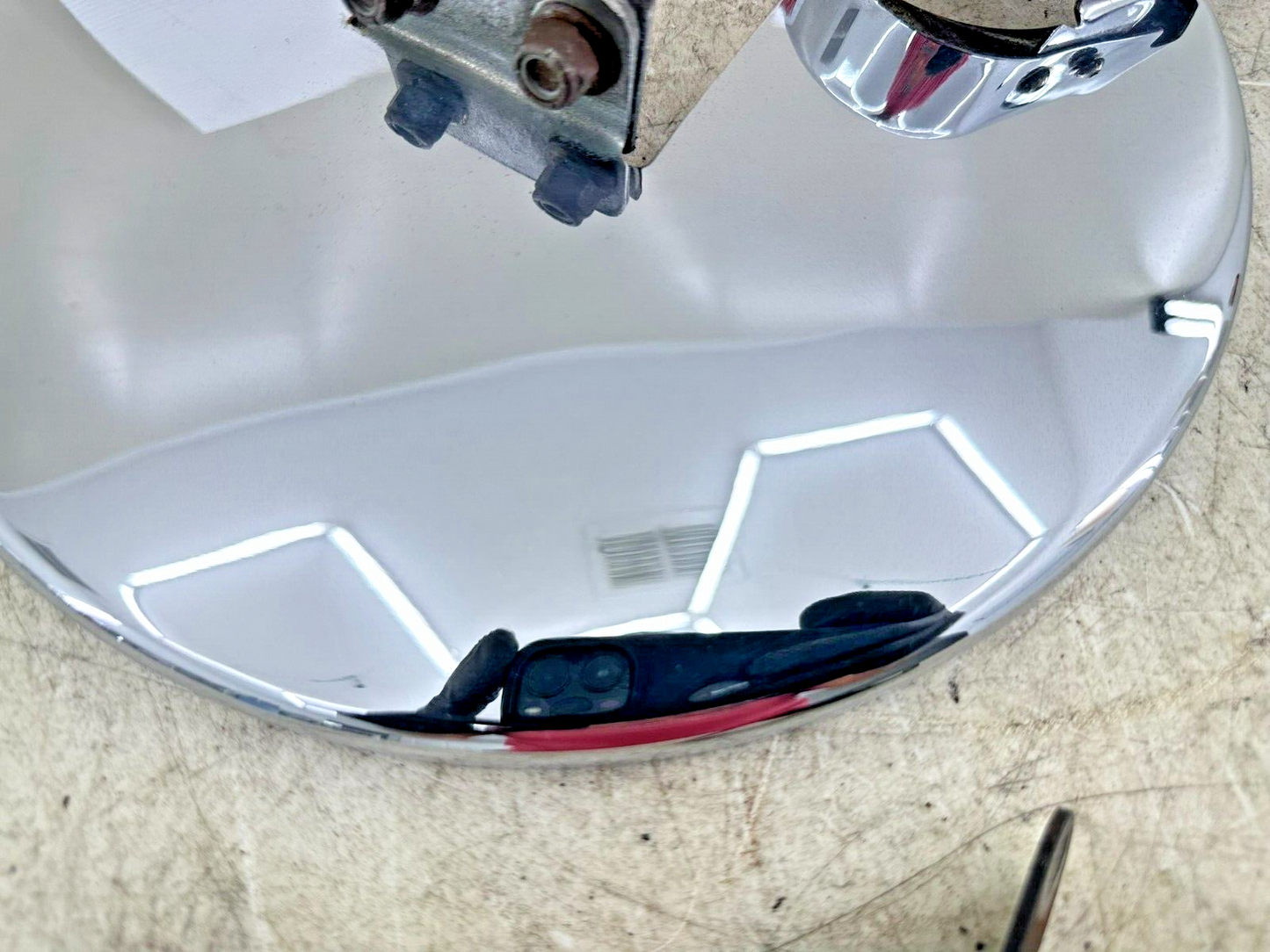 1995 HARLEY SOFTAIL OEM HD Chrome Front Brake Rotor Caliper Cover