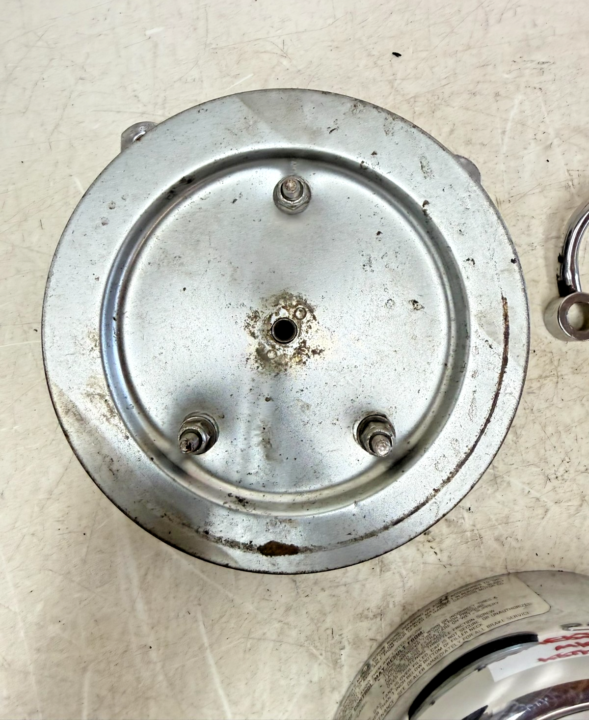 1995 HARLEY FLH ELECTRA GLIDE Air Cleaner Filter Backing Plate Housing Cover