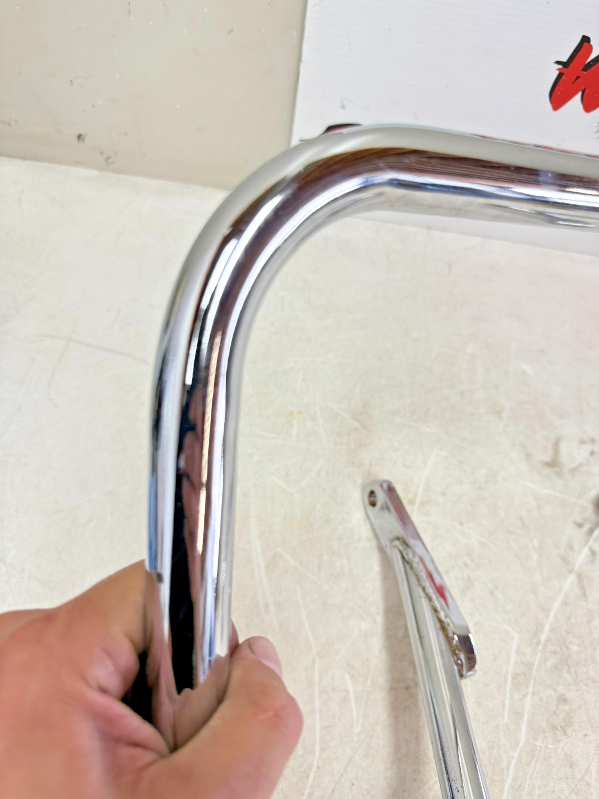 1997 HARLEY DAVIDSON SOFTAIL Saddlebag Guard Mount Support Bracket Crash Bar