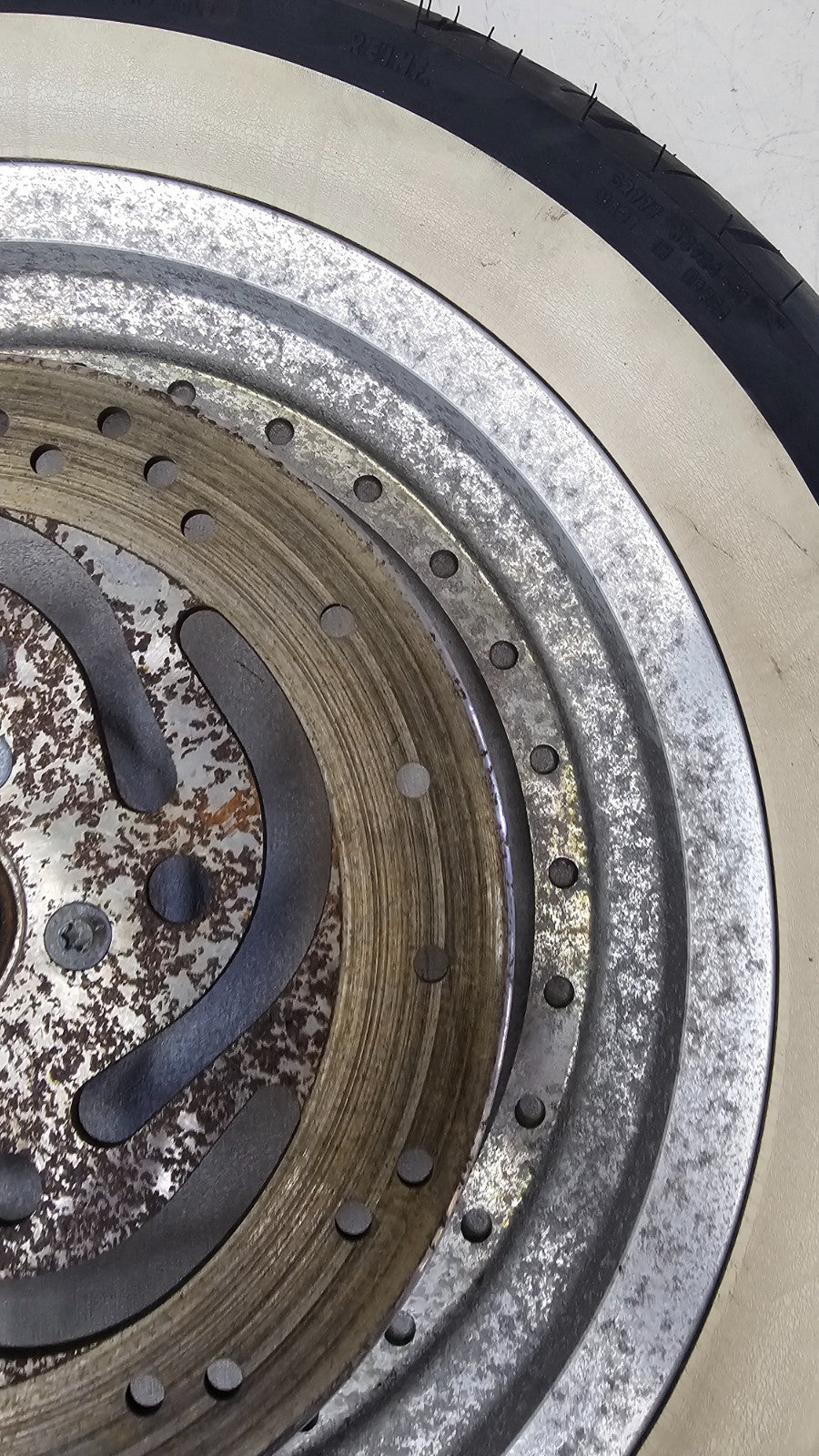 2002 HARLEY SOFTAIL Fatboy Solid Front Wheel Rim Tire OEM 16x3