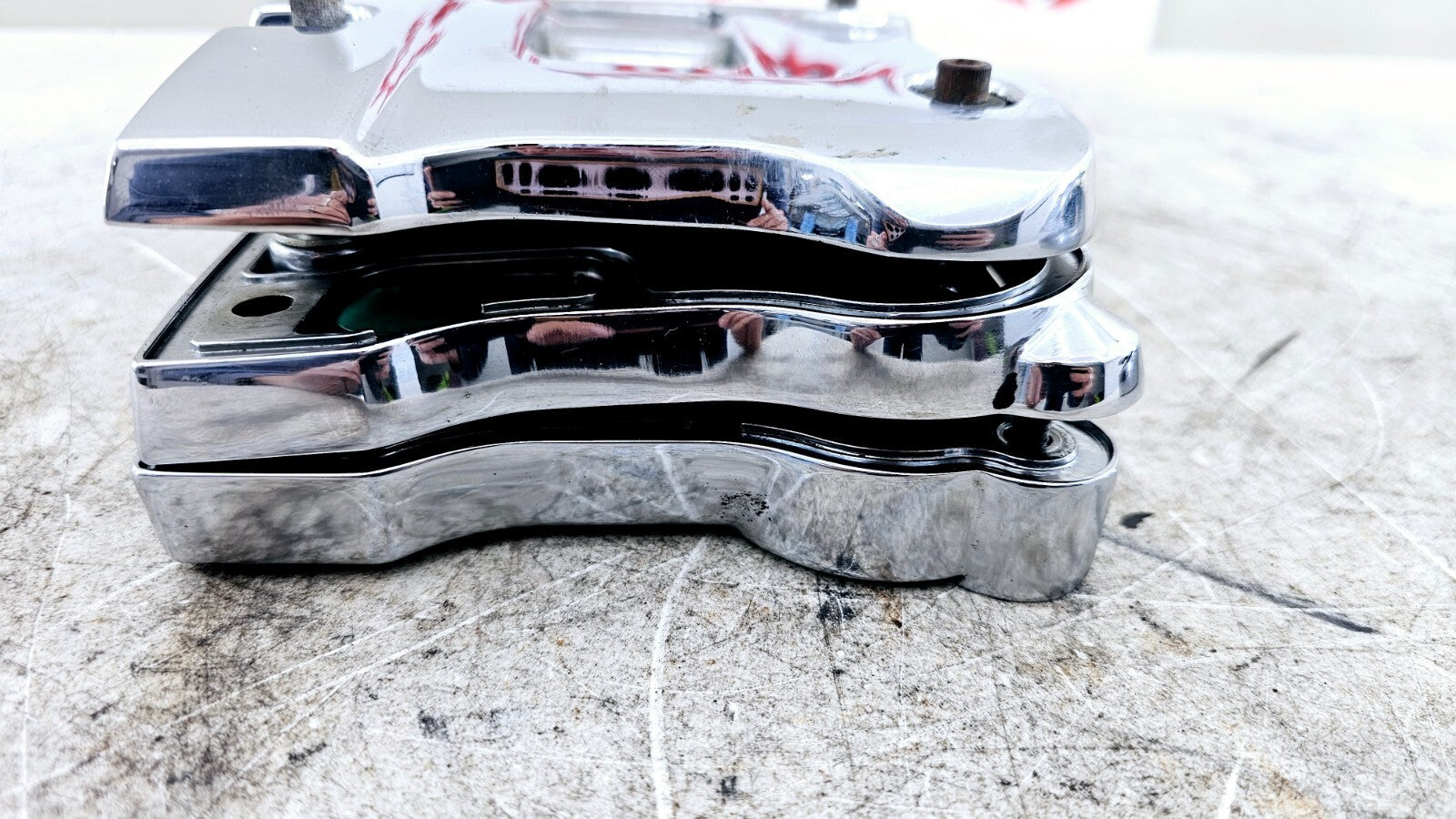 1995 HARLEY DYNA CONVERTIBLE Evo Evolution Chrome Engine Motor Rocker Box Cover