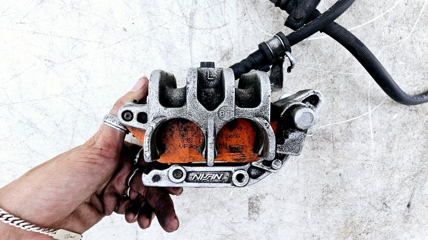 1999 HONDA VALKYRIE INTERSTATE Dual Caliper Hose Master Cylinder + Right Mirror