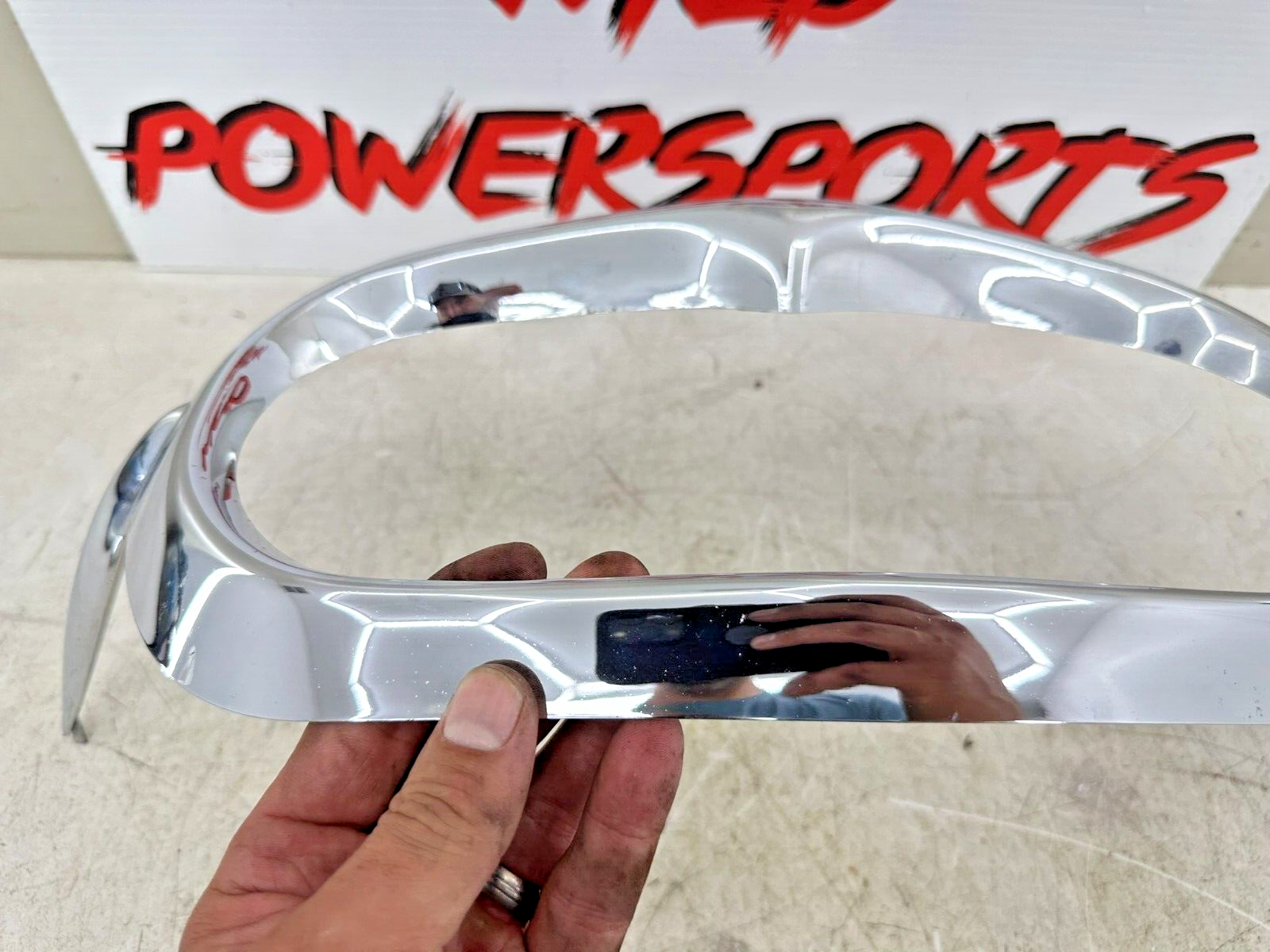 1999 HONDA VALKYRIE INTERSTATE Chrome Headlight Trim Garnish Surround
