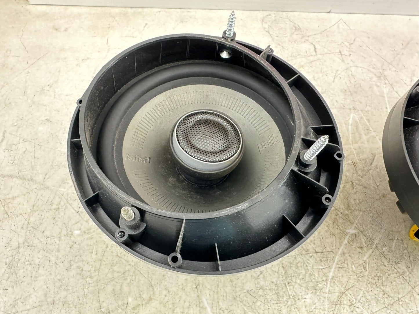 2003 HARLEY ELECTRA GLIDE classic Polk Audio 6.5" MM1 Front Speakers W/ Adapter