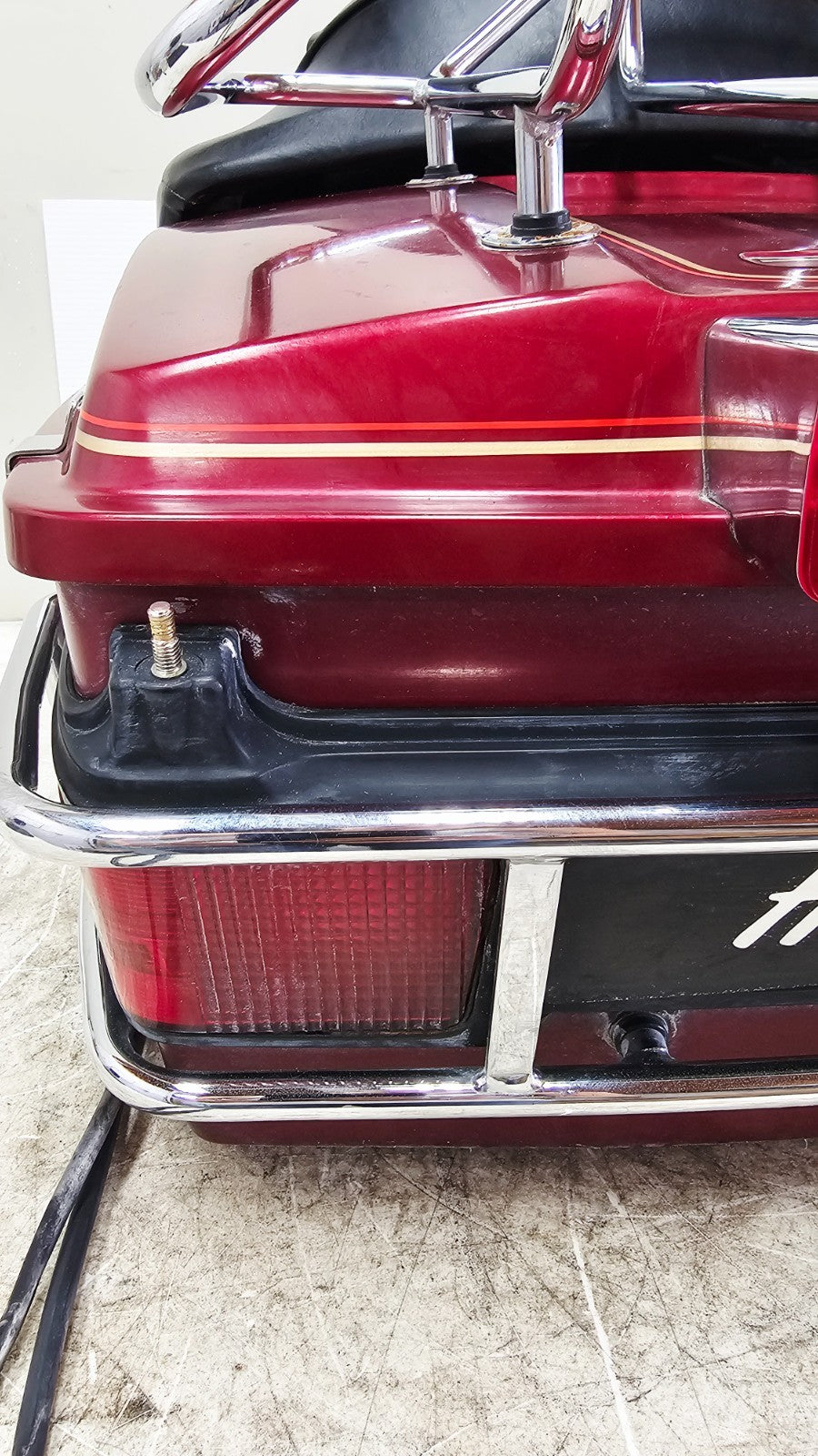 1996 HARLEY FLH ELECTRA GLIDE Trunk Tour Pack Top Box Speaker Lids Backrest Rack