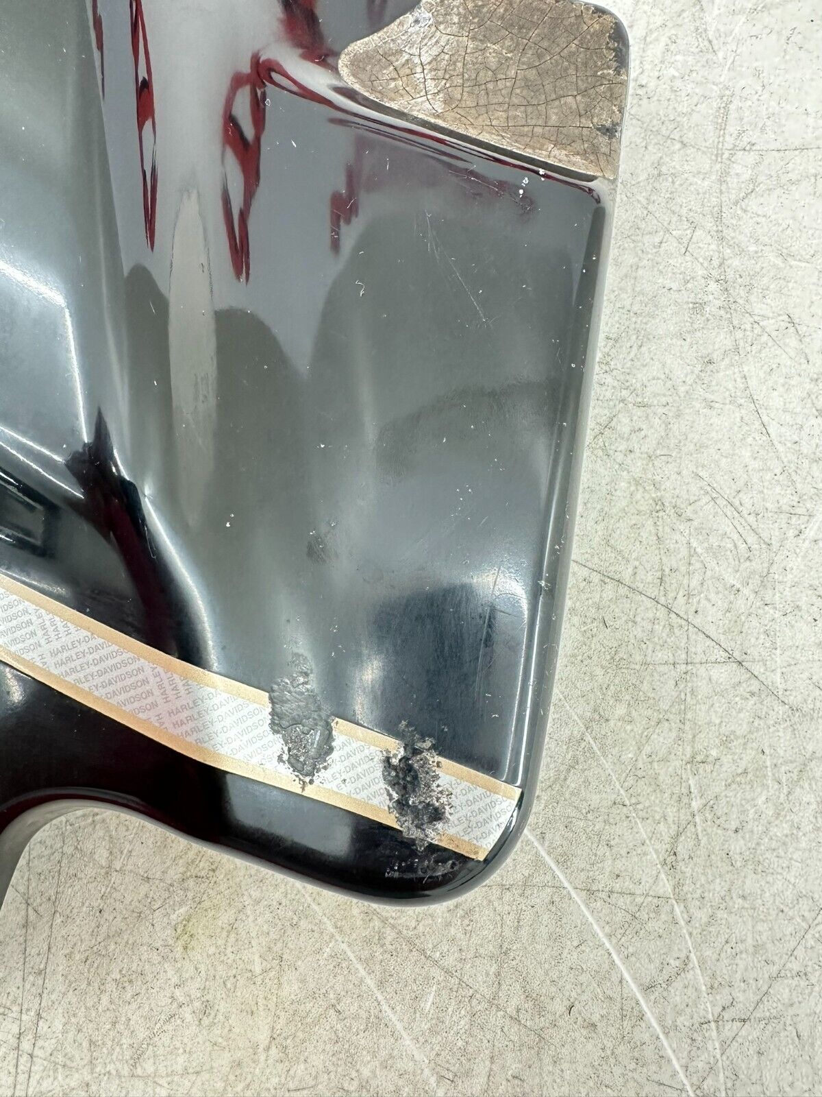 2003 HARLEY ELECTRA GLIDE classic Left Side Cover Black Anniversary Paint