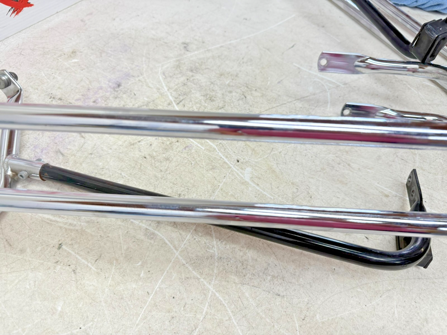 2003 HARLEY ELECTRA GLIDE Chrome Left Right Saddlebag Surround Bumper