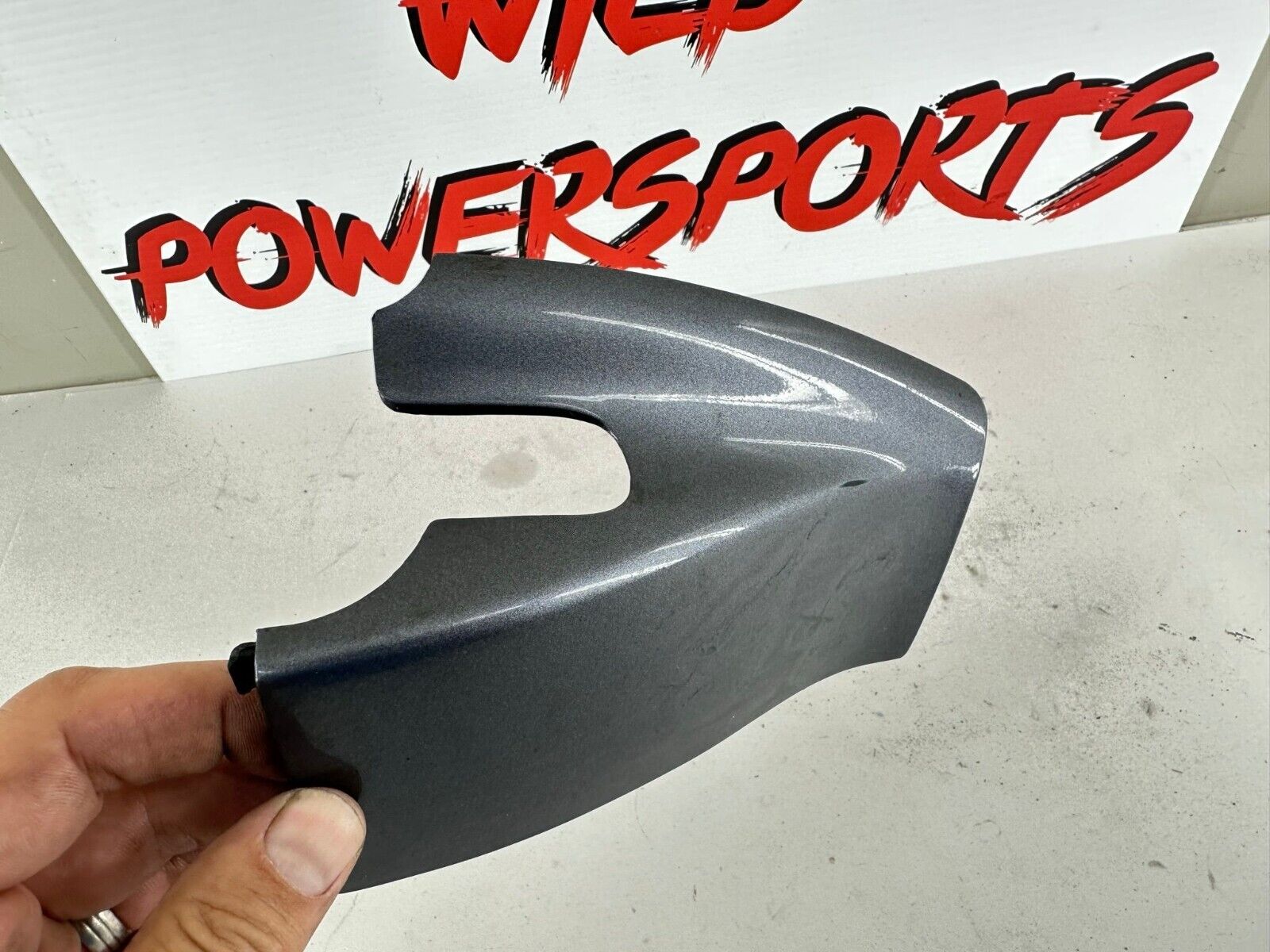 88-00 HONDA GOLDWING GL1500 Left Side Front Fender Trim Filler Gray