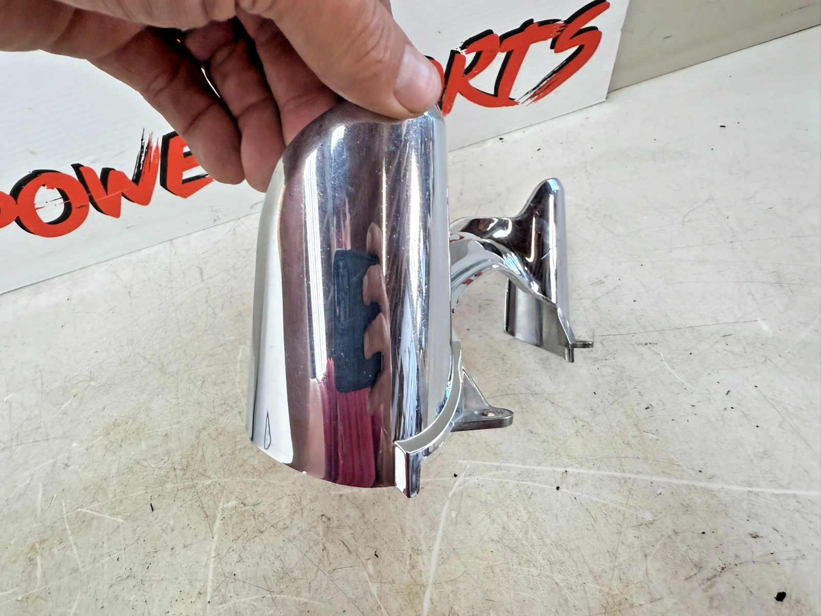 2002 Honda Goldwing GL1800 Front Fork Cover Guard Chrome