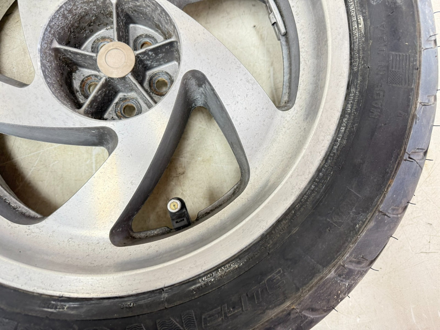 2002 Honda Goldwing GL1800 Rear Wheel Rim Tire 5 Spoke OEM 16x5