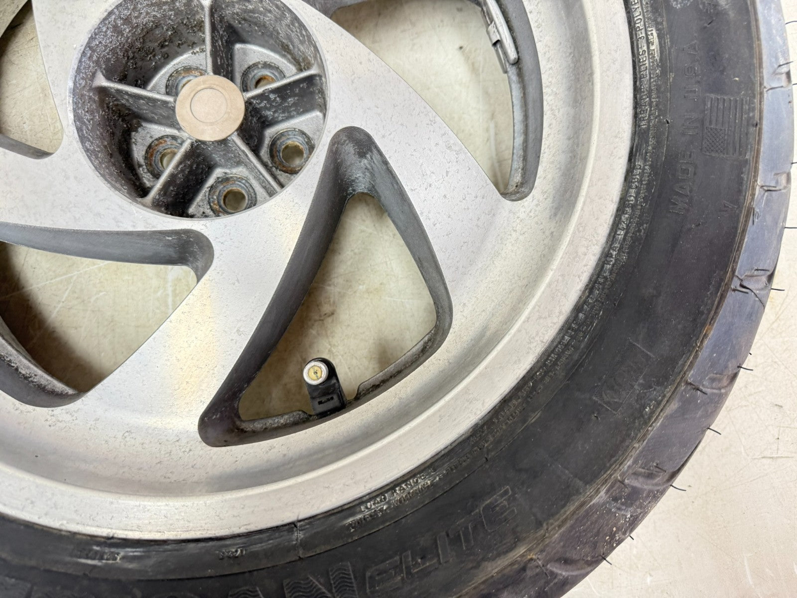 2002 Honda Goldwing GL1800 Rear Wheel Rim Tire 5 Spoke OEM 16x5