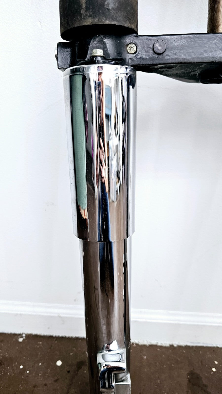 2002 HARLEY ELECTRA GLIDE Chrome Forks Triple Tree Front End Chrome Lowers