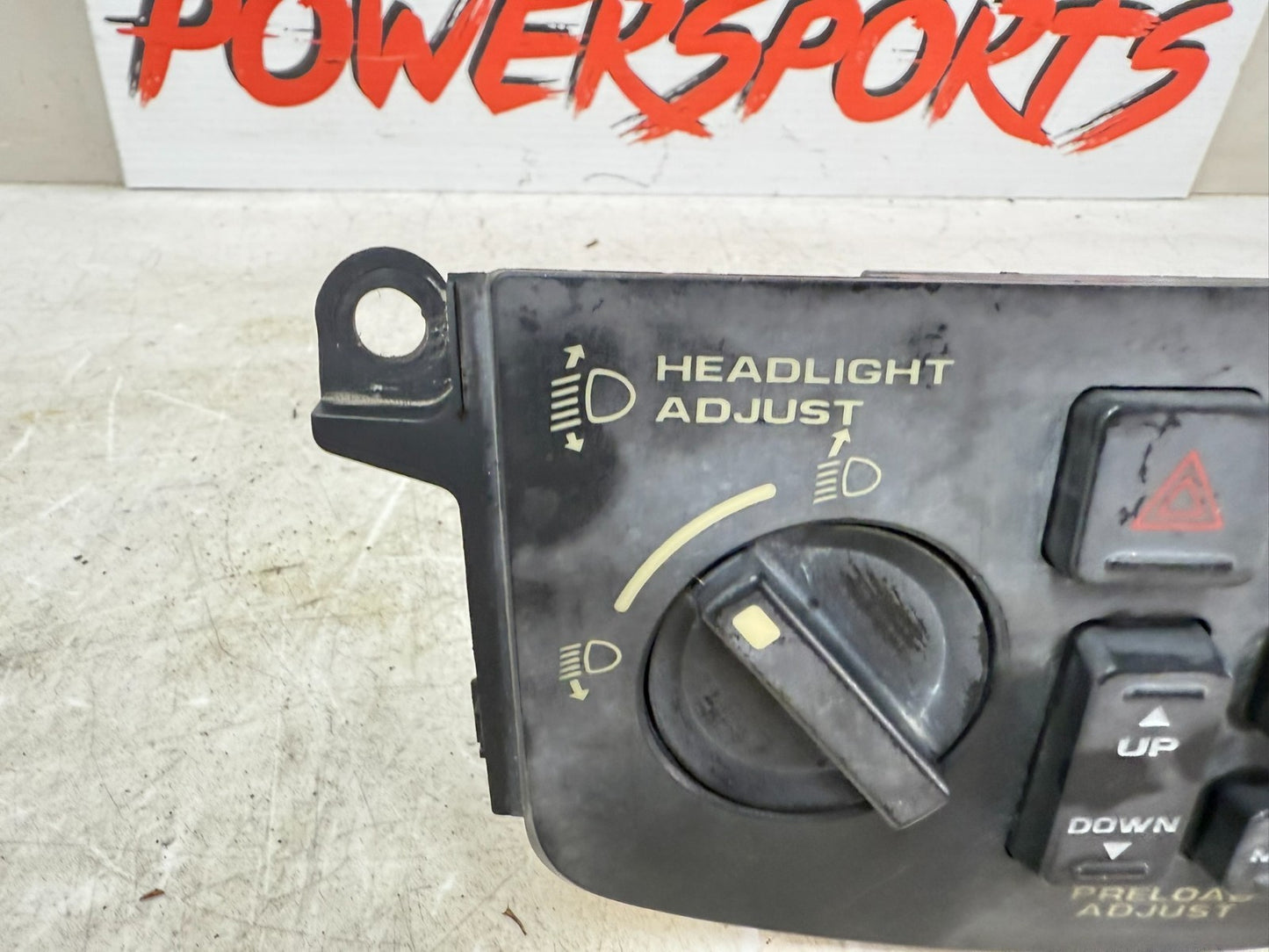 2002 Honda Goldwing GL1800 Headlight Control Preload Adjust Switch Panel