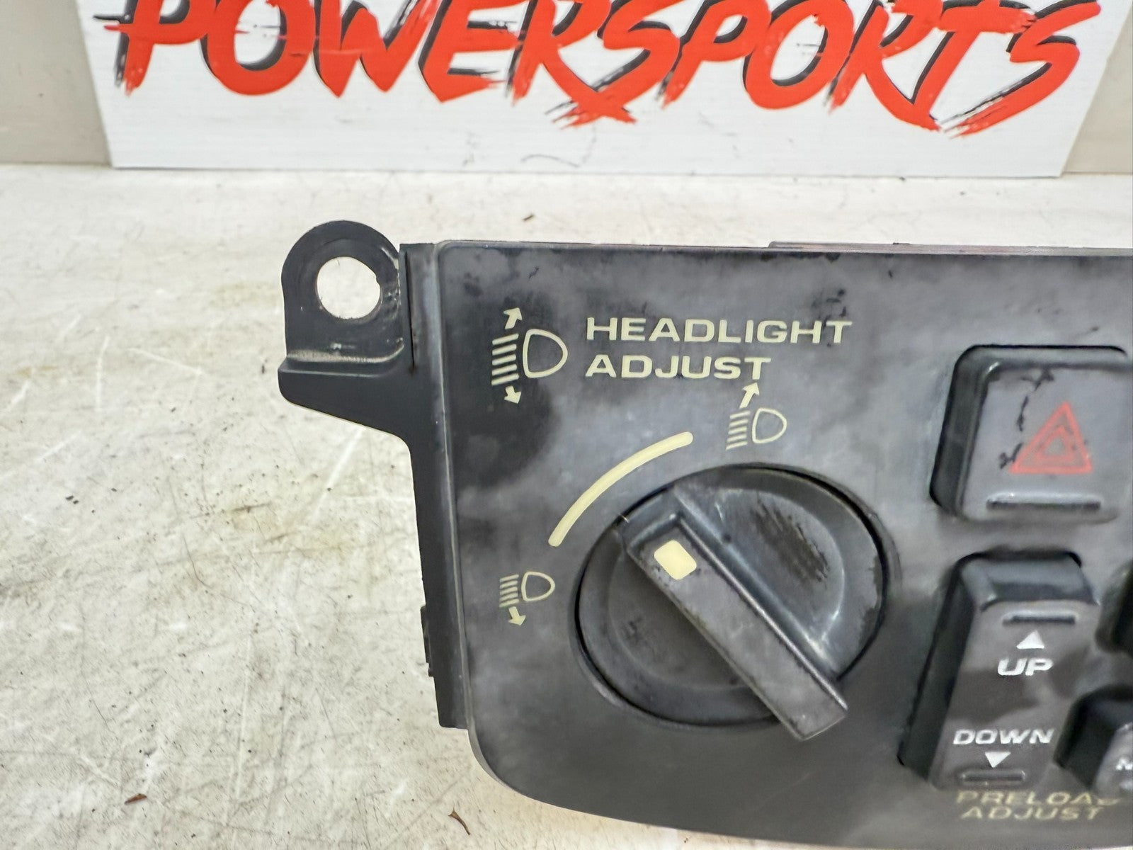 2002 Honda Goldwing GL1800 Headlight Control Preload Adjust Switch Panel