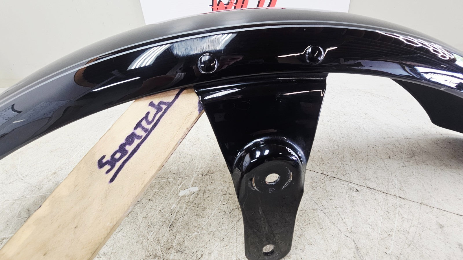2000 HARLEY SOFTAIL DEUCE OEM HD Front Fender Black