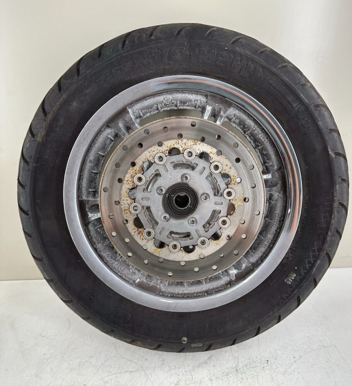 2003 HARLEY FLH ELECTRA GLIDE 16" Front Wheel Rim Nice Tire 6 Spoke CVO