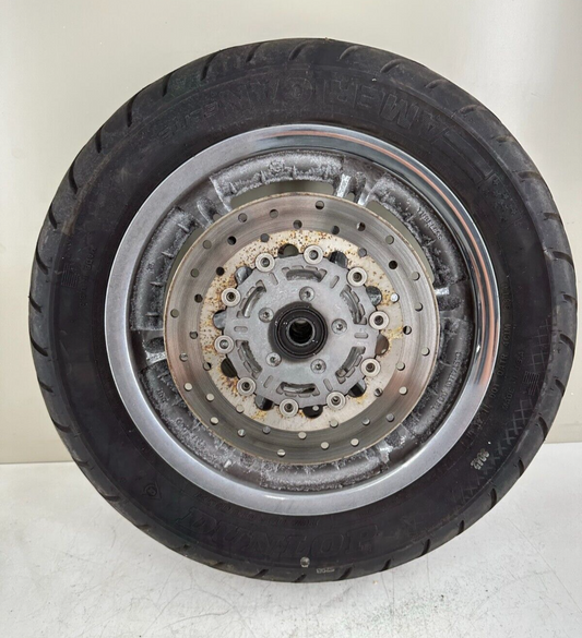 2003 HARLEY FLH ELECTRA GLIDE 16" Front Wheel Rim Nice Tire 6 Spoke CVO