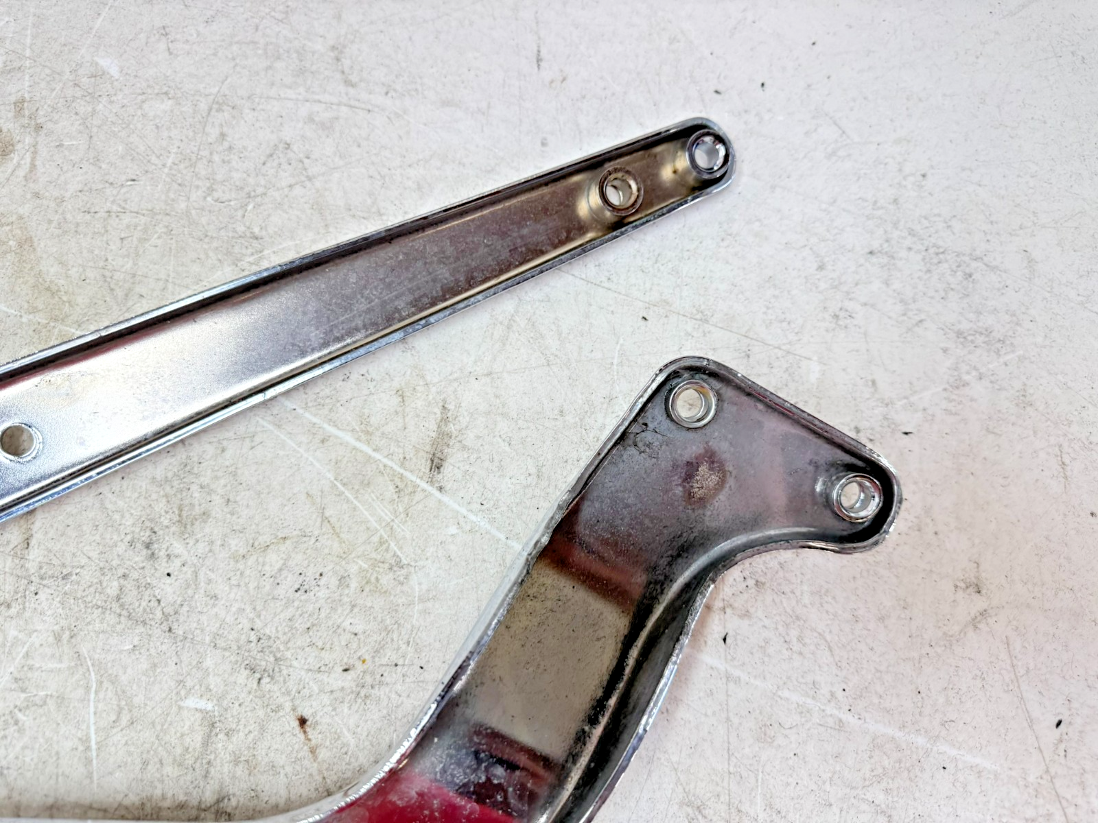 1997 HARLEY DAVIDSON SOFTAIL Chrome Rear Fender Frame Strut Arm Bars