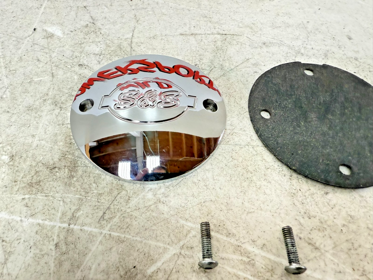 1997 HARLEY DAVIDSON SOFTAIL S&S Nose Cone Cam Cover Filler Panel