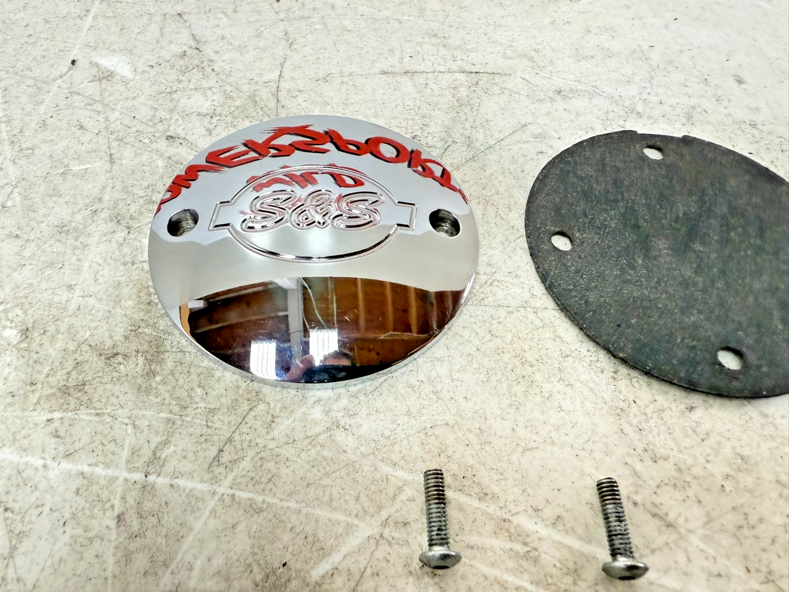 1997 HARLEY DAVIDSON SOFTAIL S&S Nose Cone Cam Cover Filler Panel