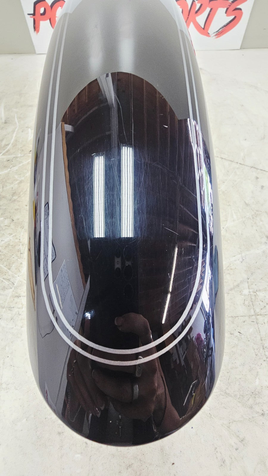2000 HARLEY SOFTAIL DEUCE OEM HD Front Fender Black