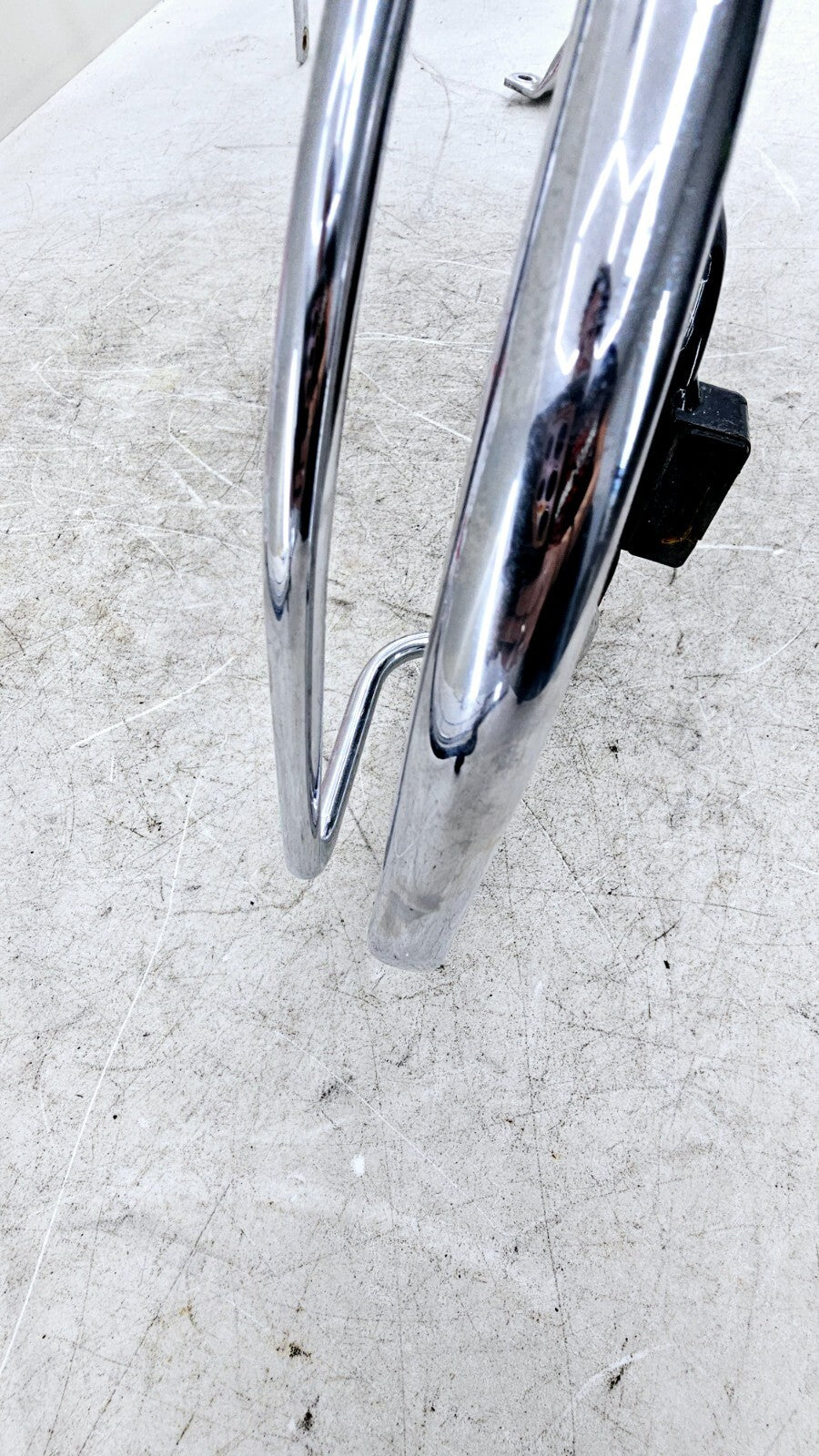 1998 HARLEY FLH ROADKING Chrome Saddlebag Surround Bumper Guard Bars