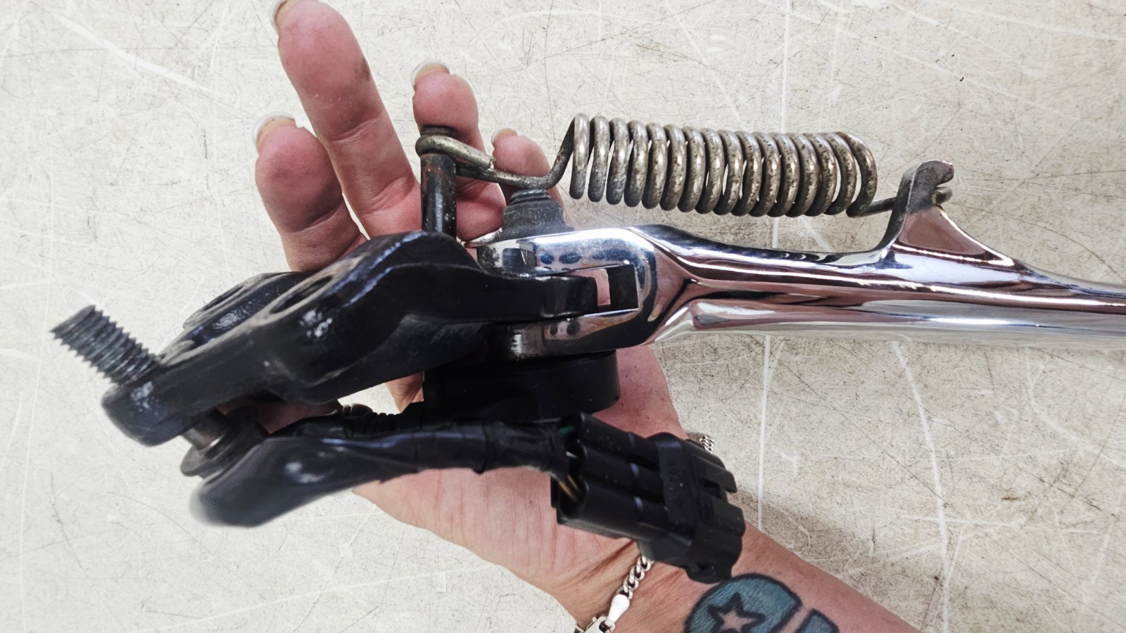 2001 Honda Goldwing GL1800 Chrome Side Kick Stand Kickstand