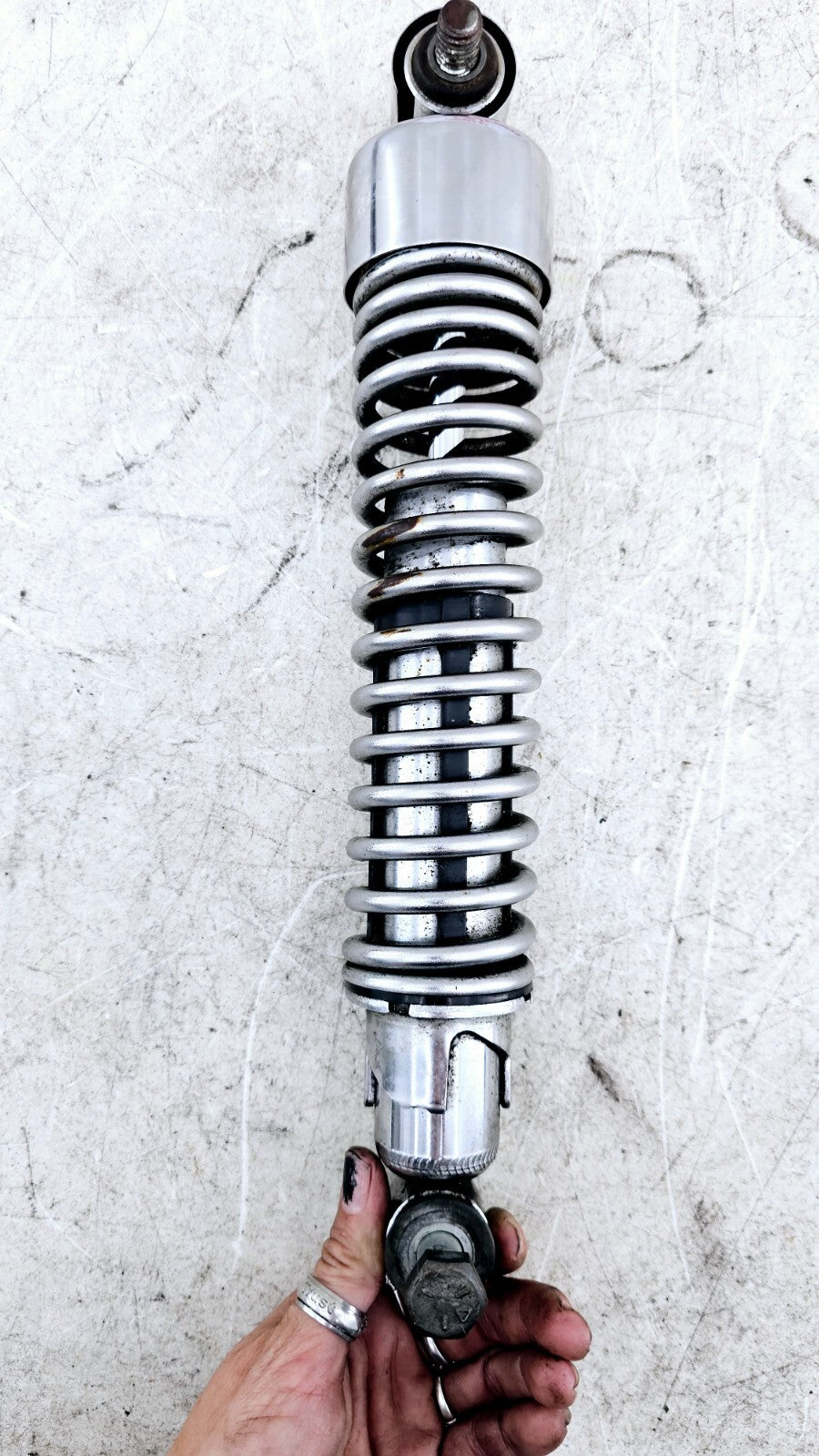2000 Harley Davidson Sportster Left Right Rear Shock Suspension 54566-97