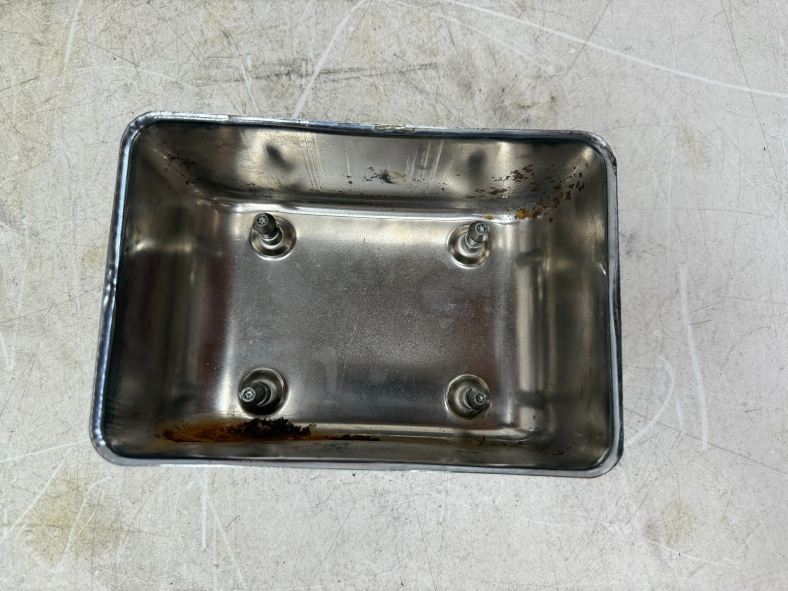 2003 HARLEY DYNA WIDE GLIDE Electrical Box Carrier & Chrome Cover