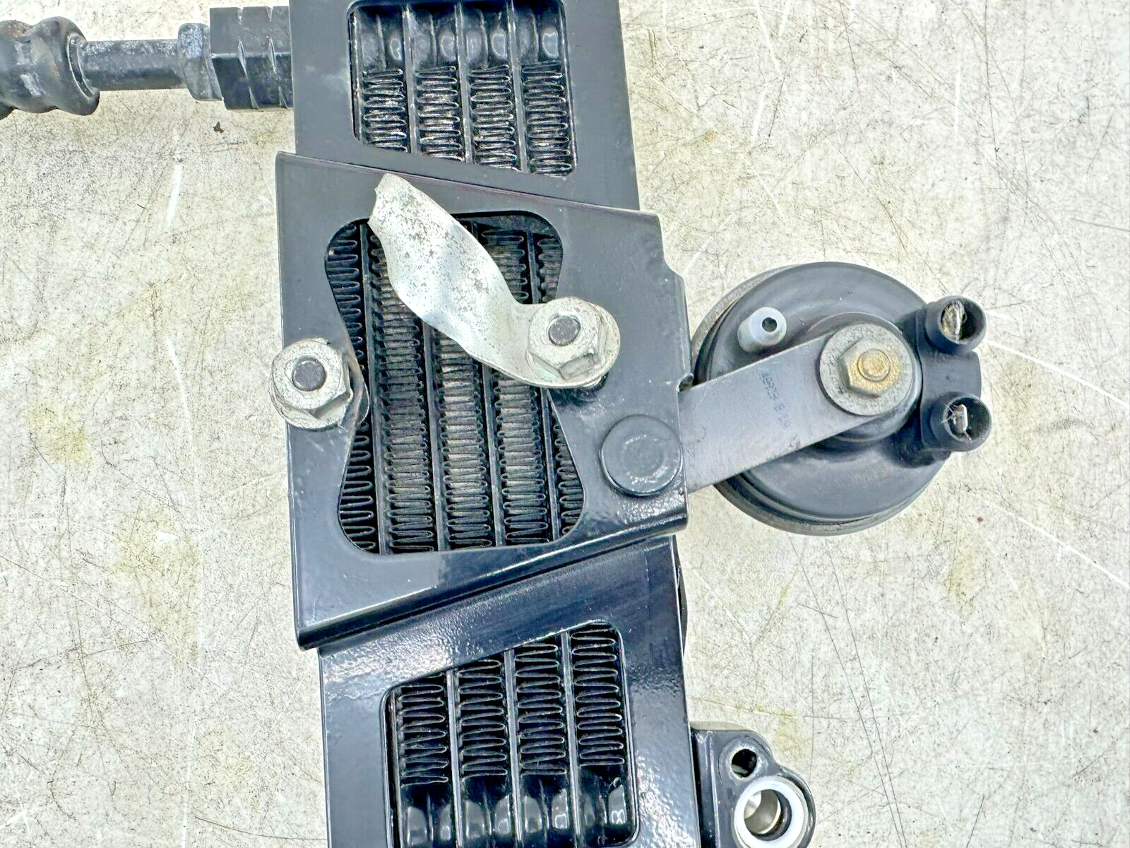 2005 Victory Kingpin Oil Cooler Radiator + Hose