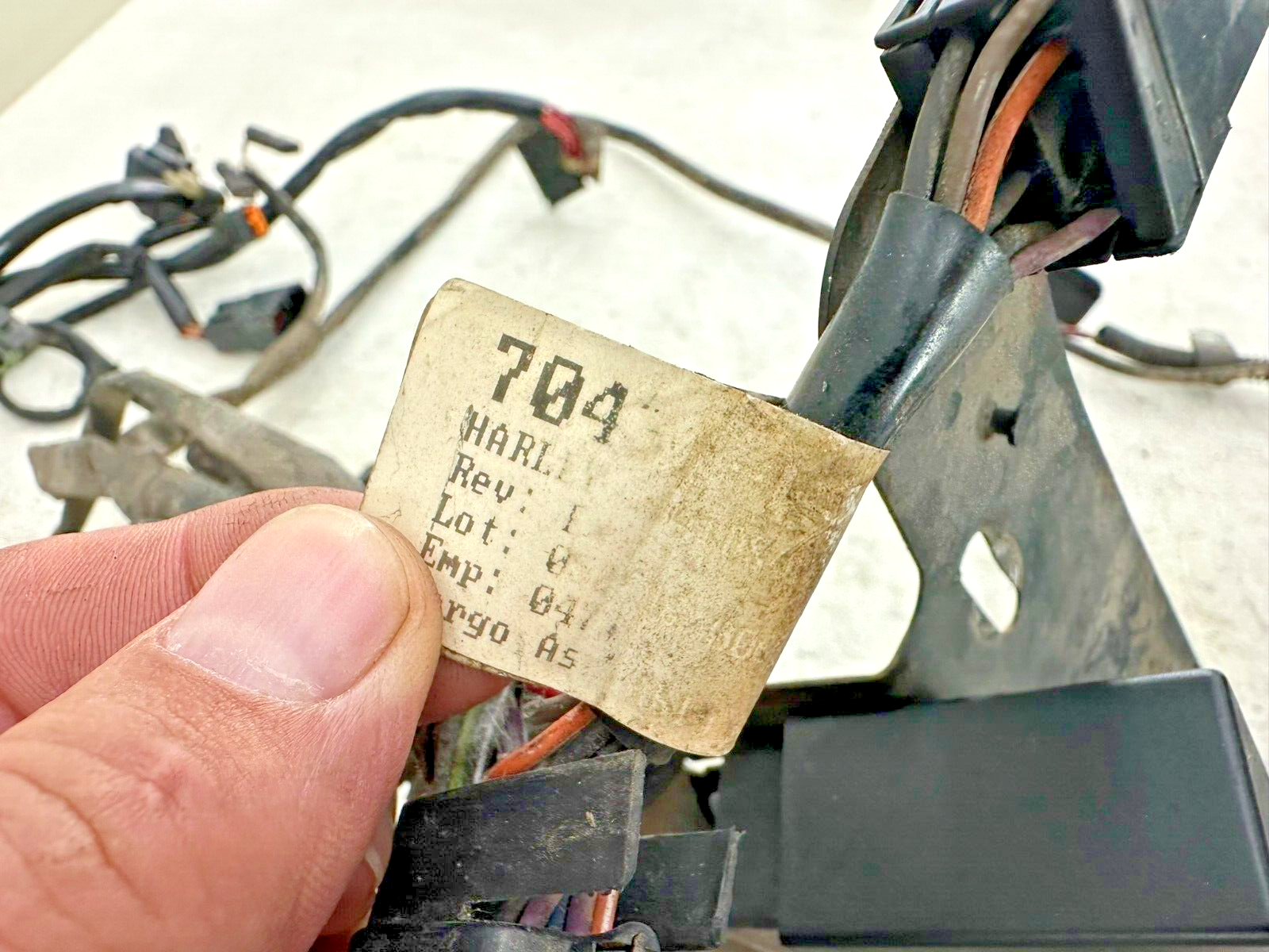 2002 HARLEY SOFTAIL OEM HD Wire Wiring Harness Loom Fuse Relay