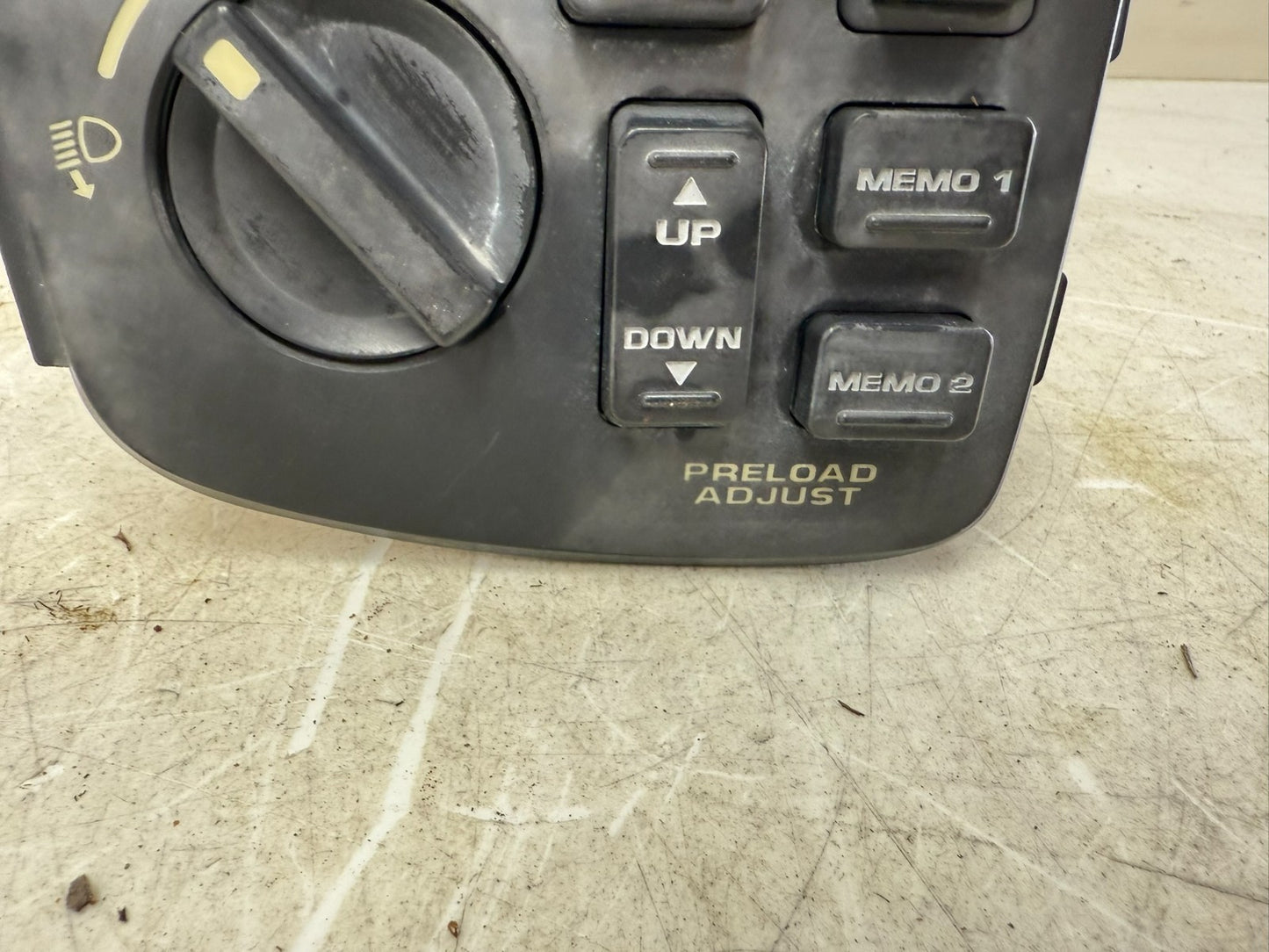 2002 Honda Goldwing GL1800 Headlight Control Preload Adjust Switch Panel