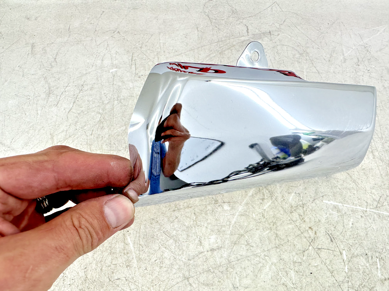 1999 HONDA VALKYRIE INTERSTATE Chrome Rear Brake Master Cylinder Cover