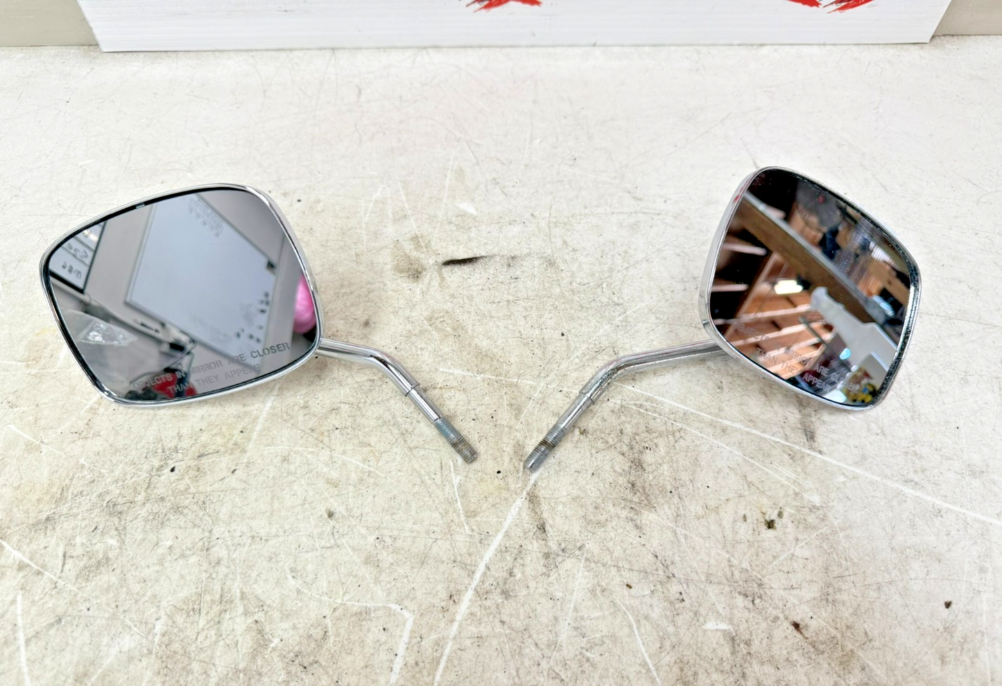 1997 HARLEY DAVIDSON SOFTAIL Mirror Right & Left Rear View Mirrors OEM Handlebar
