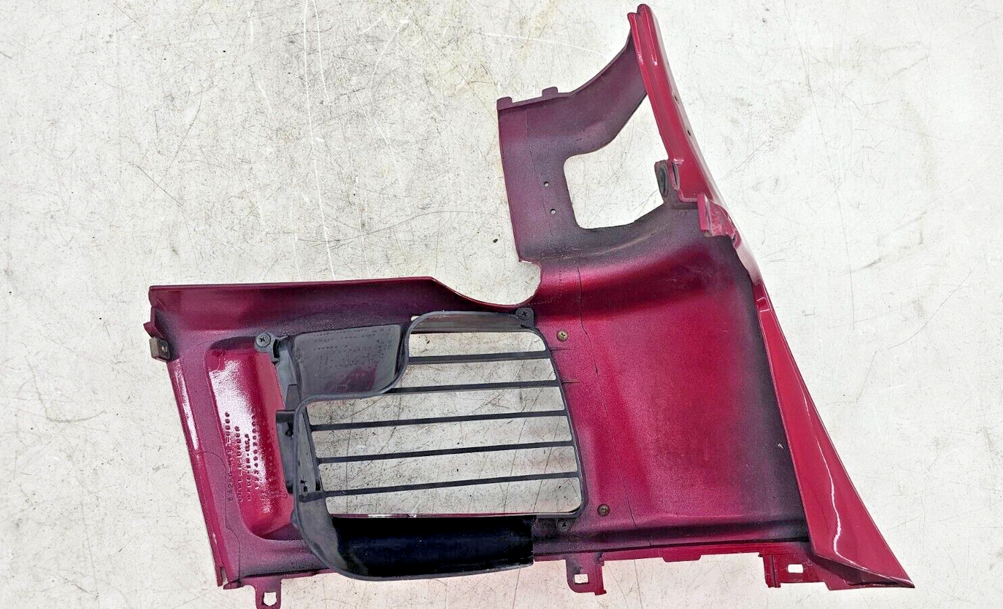 1993 HONDA GOLDWING GL1500 Right Side Lower Fog Light Fairing Cowl Panel Red