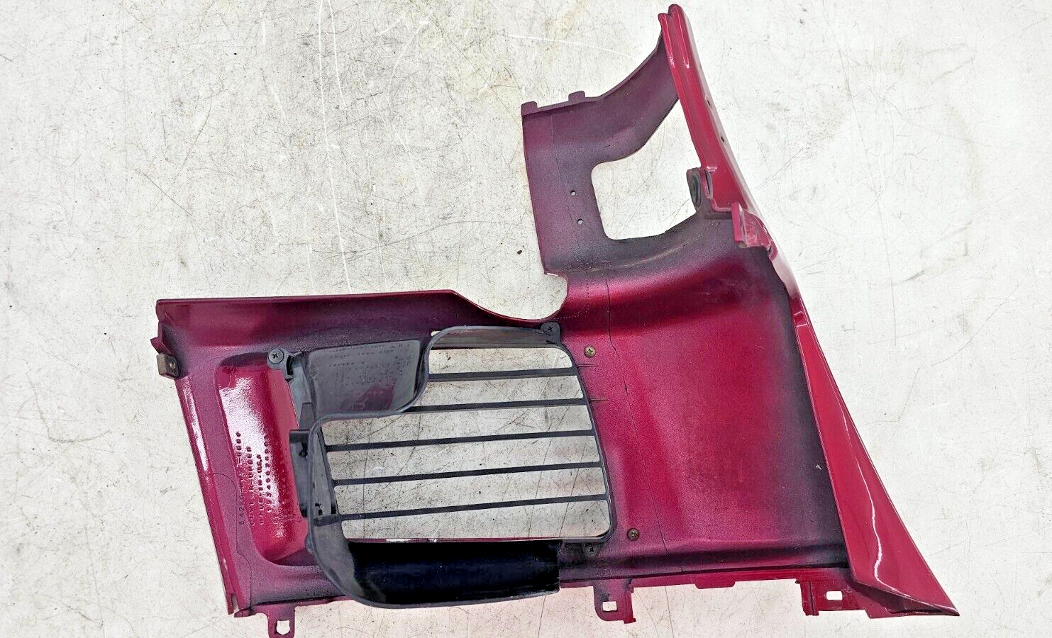1993 HONDA GOLDWING GL1500 Right Side Lower Fog Light Fairing Cowl Panel Red