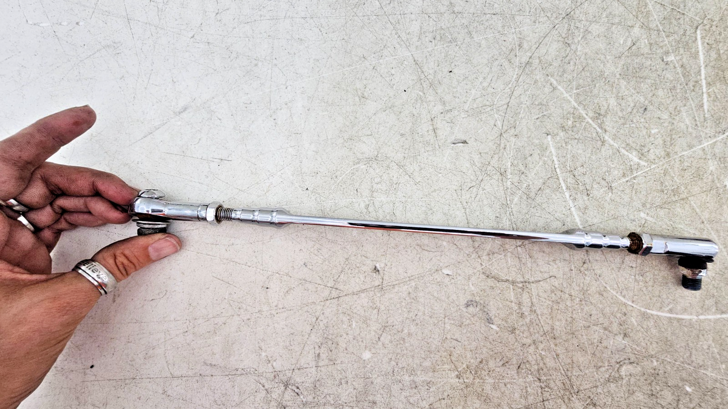 2000 HARLEY FLH ROADKING Chrome Heal Toe Shifter Shift Lever Linkage