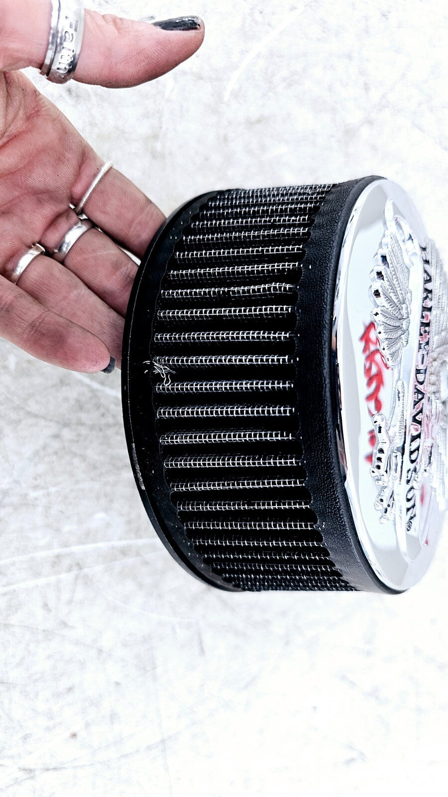 1999 HARLEY SOFTAIL Live to Ride Eagle Air Intake Filter Cleaner