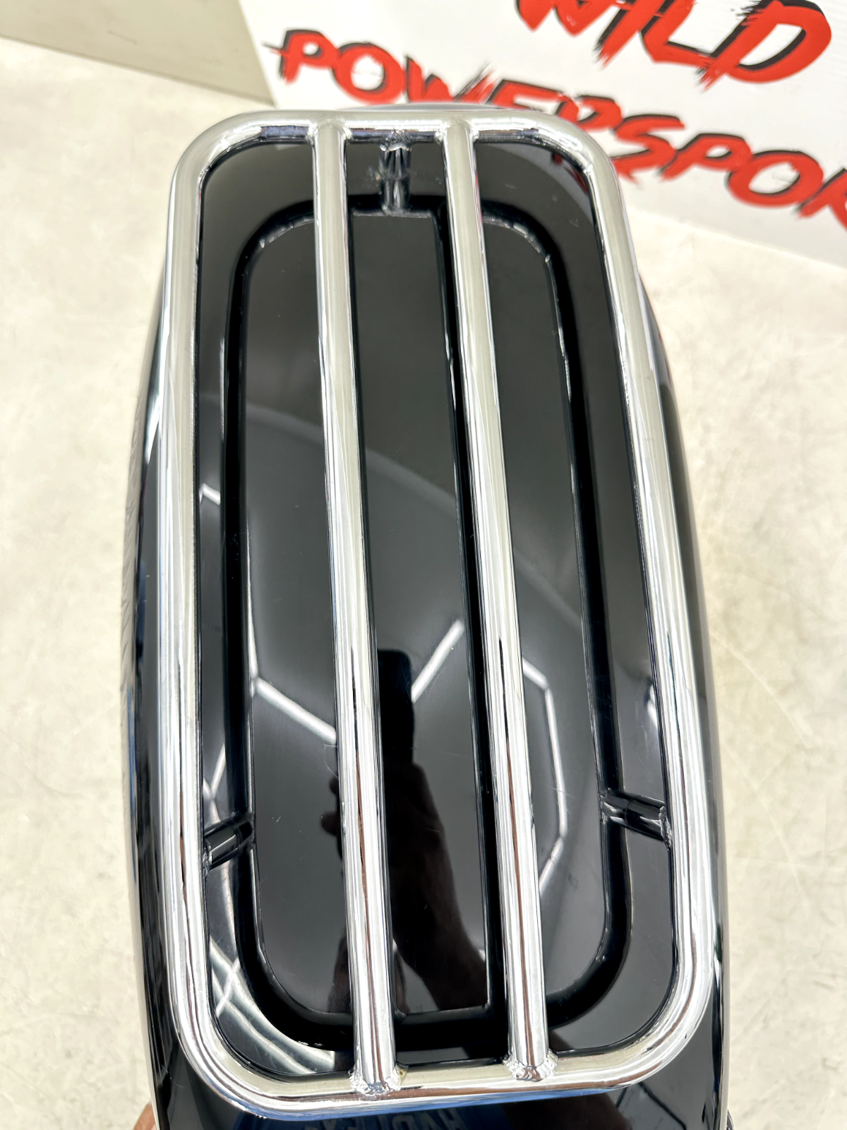 1999 HONDA VALKYRIE INTERSTATE Left Saddlebag W/ Rack + Lid No Cracks