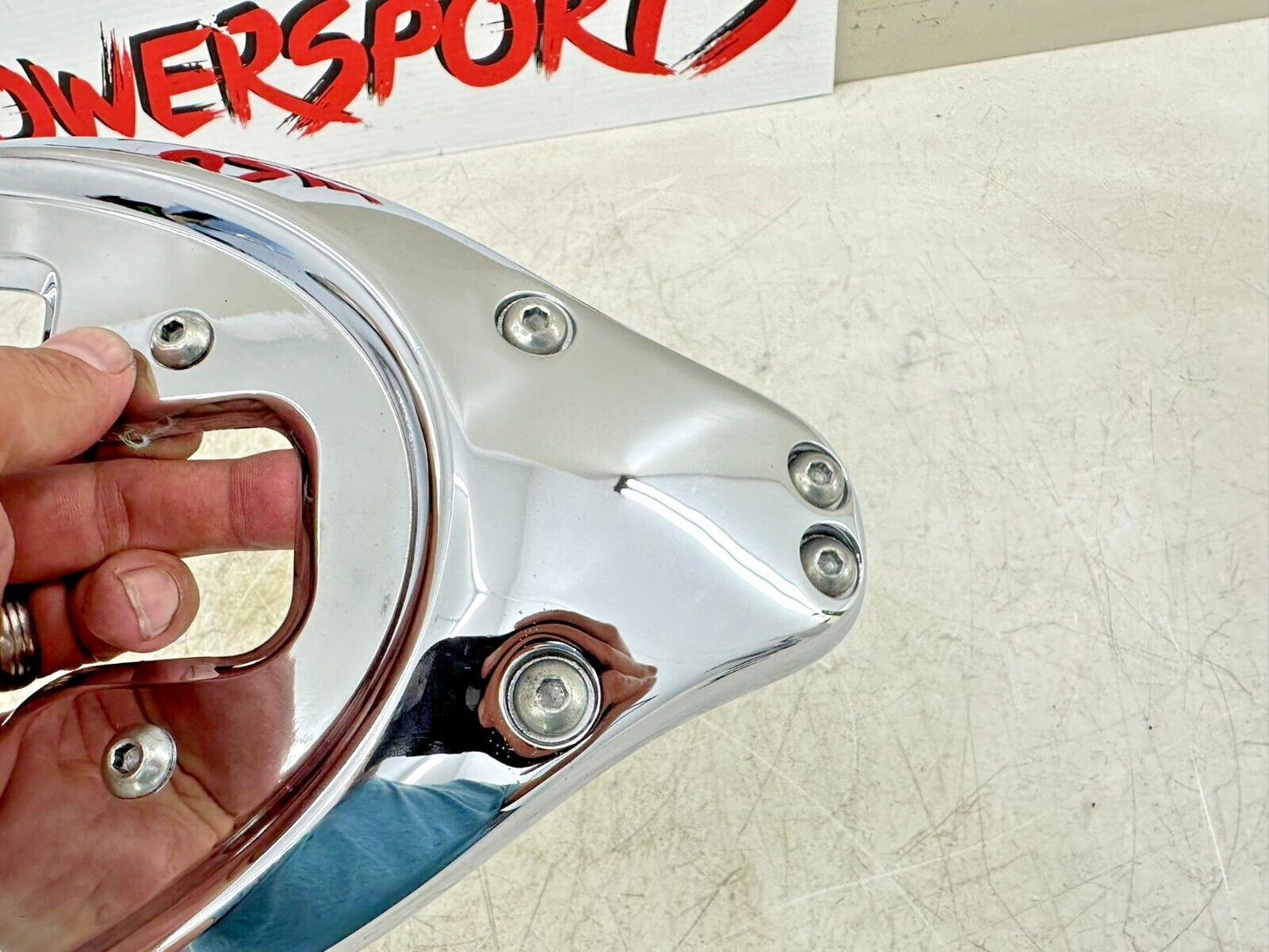2003 Harley Davidson V Rod VRSCA Chrome Rear Fender Passenger Backrest Mounting