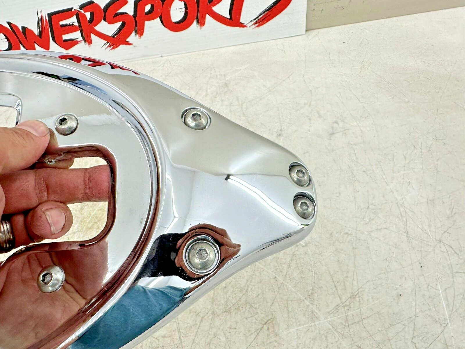 2003 Harley Davidson V Rod VRSCA Chrome Rear Fender Passenger Backrest Mounting