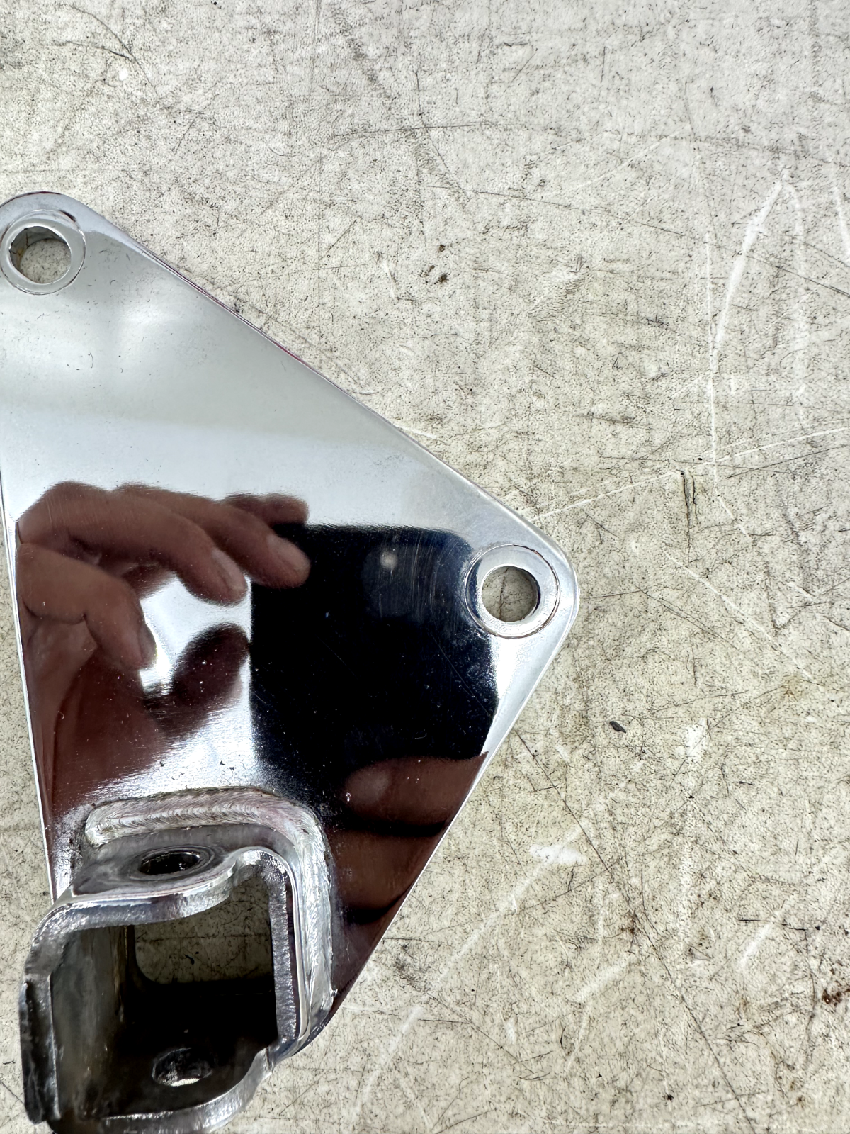 1999 HONDA VALKYRIE INTERSTATE Chrome Driver Left Side Foot Peg mount frame