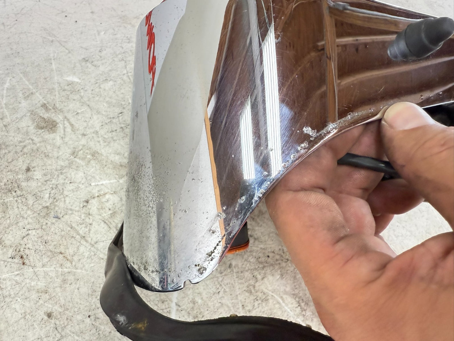 1997 HARLEY DAVIDSON SOFTAIL Dash Console Speedometer Ignition Switch Chrome