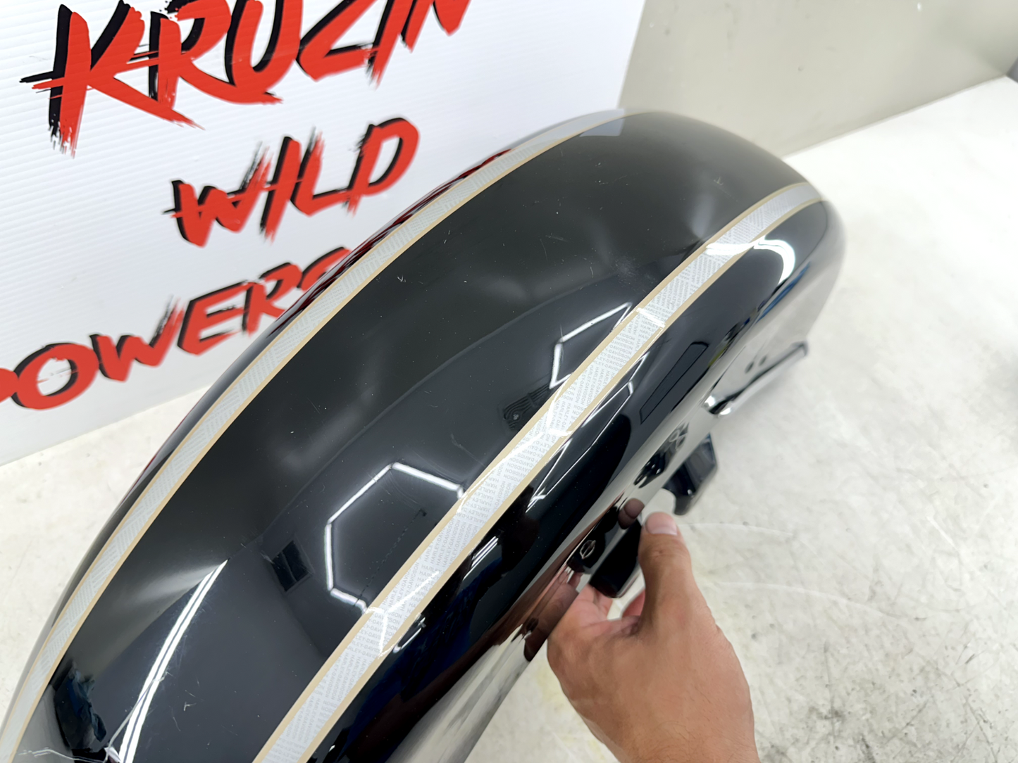 2003 HARLEY ELECTRA GLIDE classic Front Fender Black Anniversary Paint