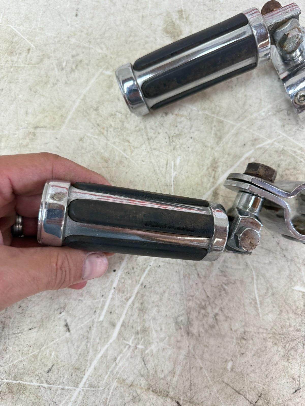 1997 HARLEY DAVIDSON SOFTAIL Highway Crash Guard Bar Foot Pegs Foot Rest